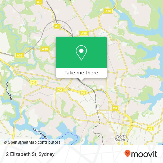 2 Elizabeth St map