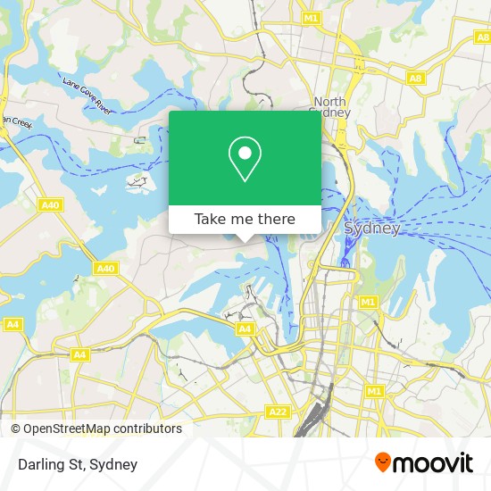 Darling St map