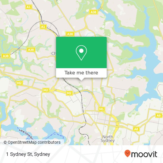 1 Sydney St map