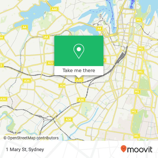Mapa 1 Mary St