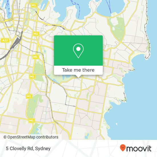 5 Clovelly Rd map