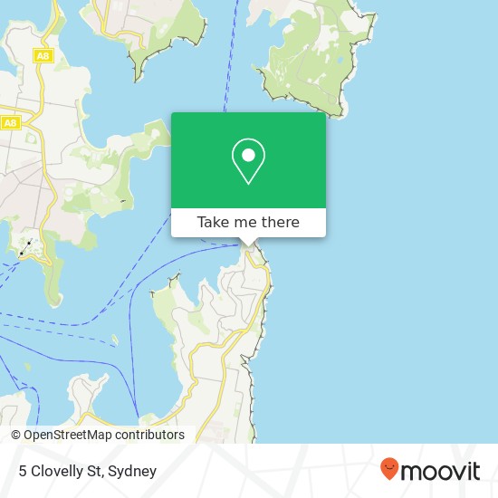 Mapa 5 Clovelly St