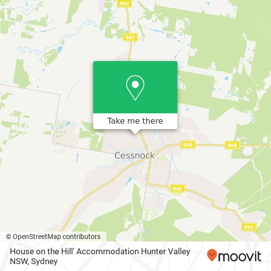 Mapa House on the Hill' Accommodation Hunter Valley NSW