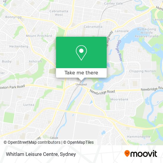 Whitlam Leisure Centre map