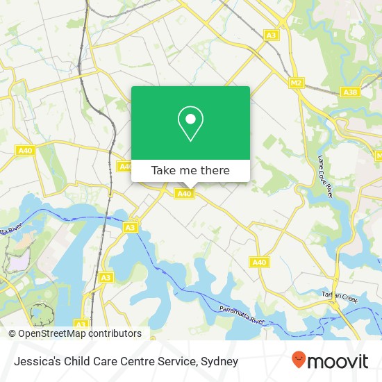 Jessica's Child Care Centre Service map