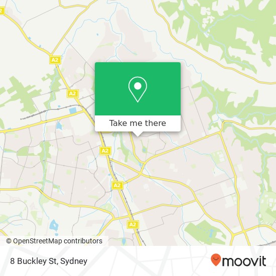 8 Buckley St map