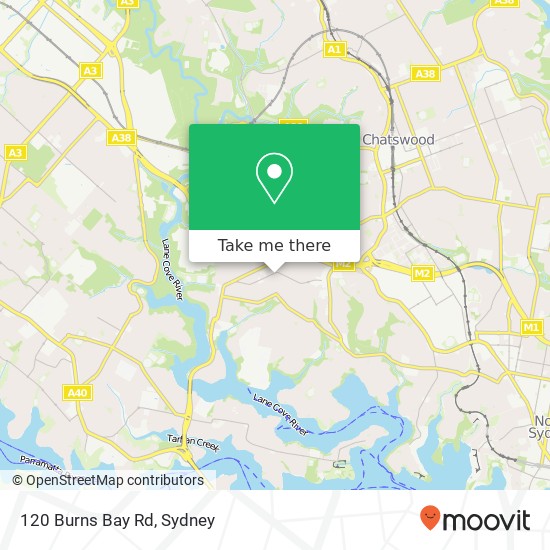 120 Burns Bay Rd map