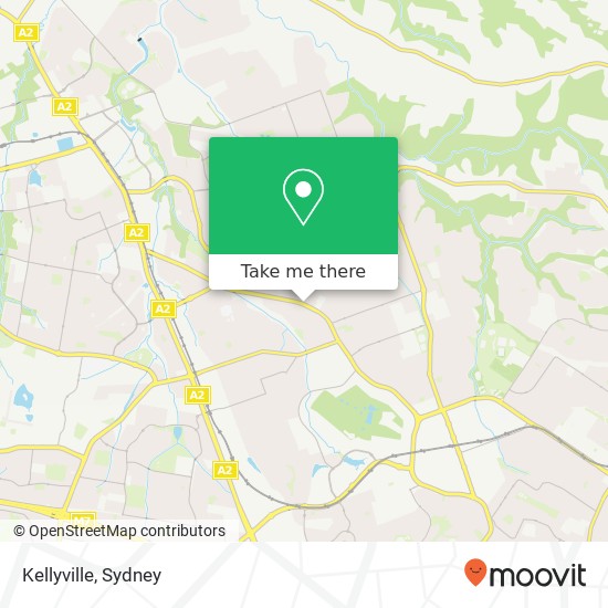 Mapa Kellyville