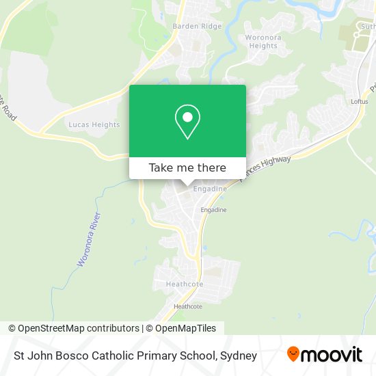 St John Bosco Catholic Primary School map