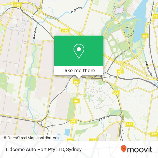 Lidcome Auto Port Pty LTD map