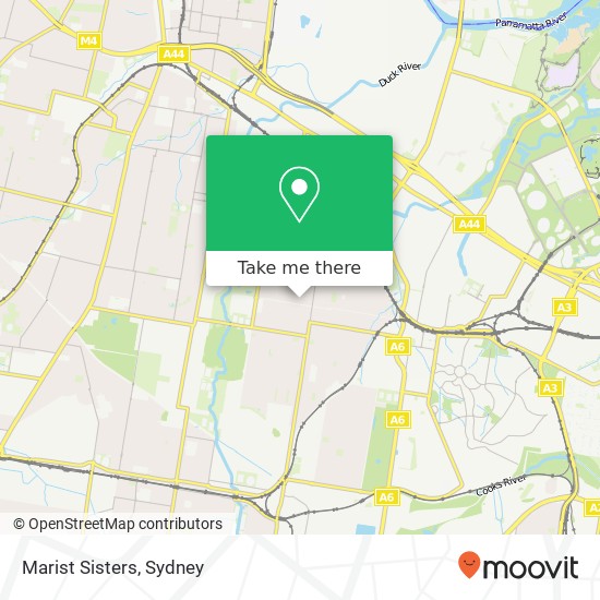 Marist Sisters map