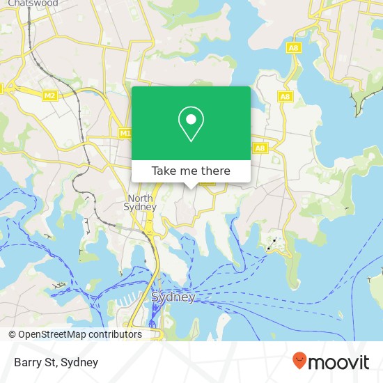 Barry St map