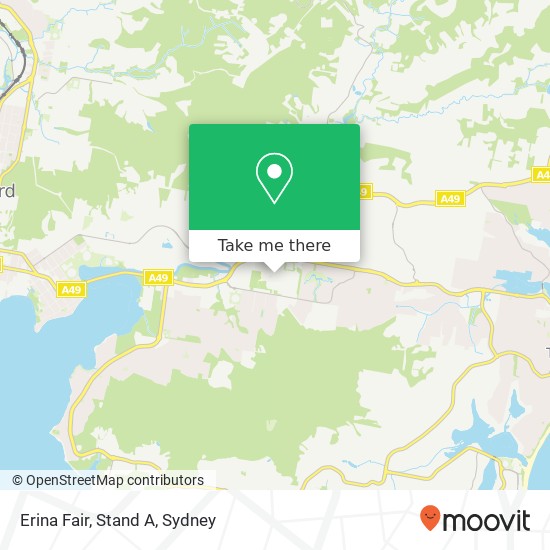 Erina Fair, Stand A map