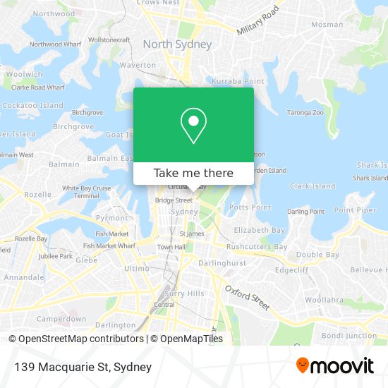 139 Macquarie St map