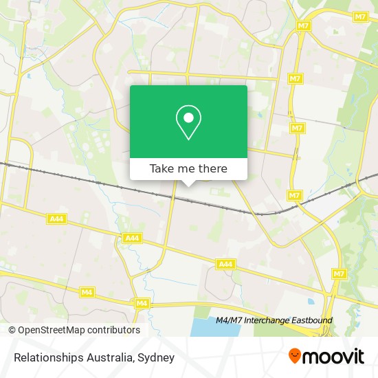 Mapa Relationships Australia