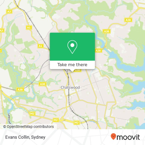 Evans Collin map