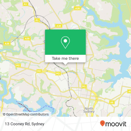13 Cooney Rd map