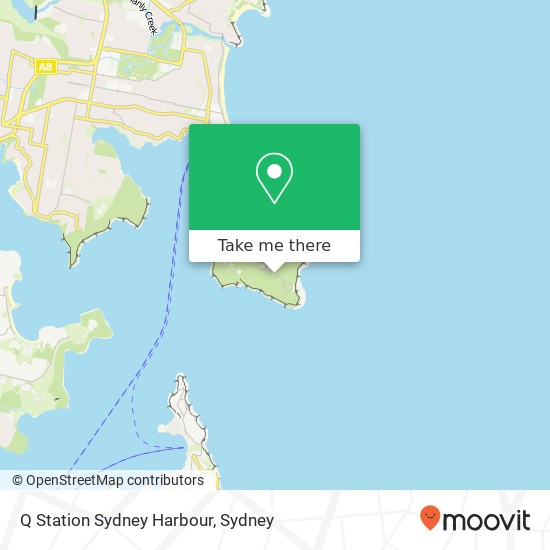 Q Station Sydney Harbour map