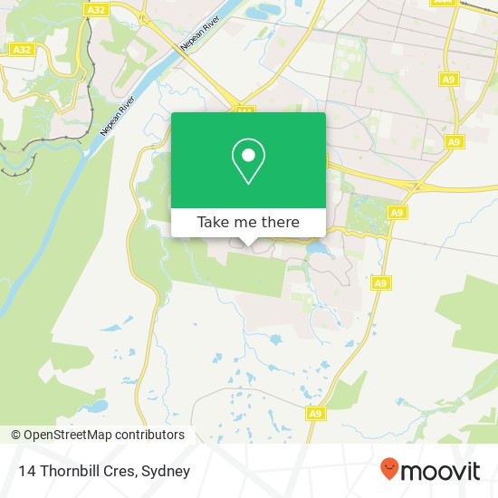 14 Thornbill Cres map