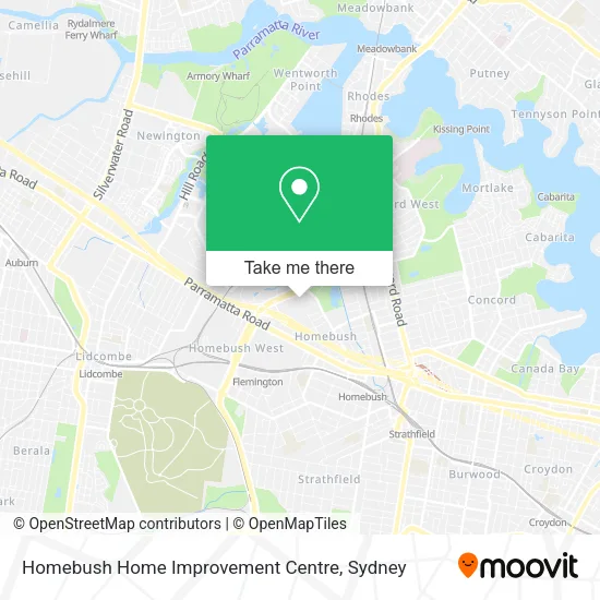 Homebush Home Improvement Centre map