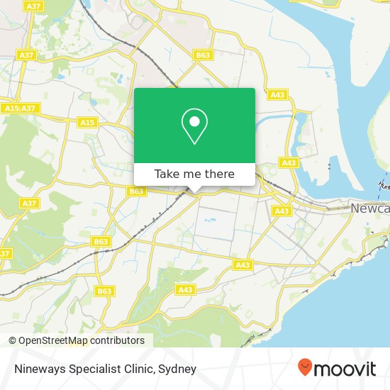Nineways Specialist Clinic map