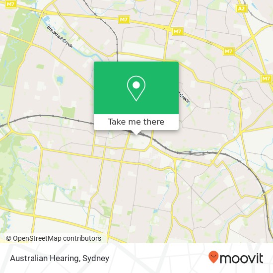 Australian Hearing map