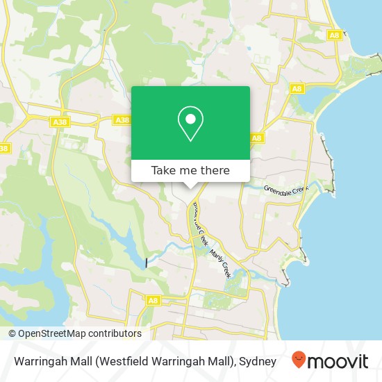 Warringah Mall (Westfield Warringah Mall) map