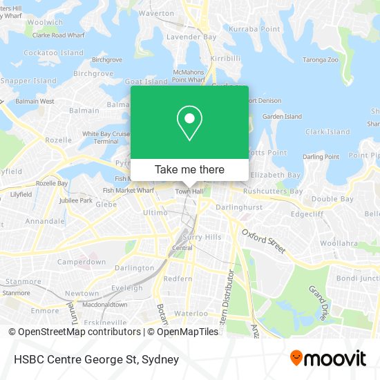 Mapa HSBC Centre George St