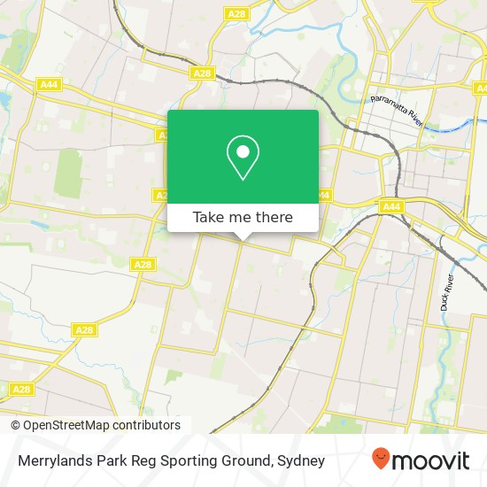 Merrylands Park Reg Sporting Ground map