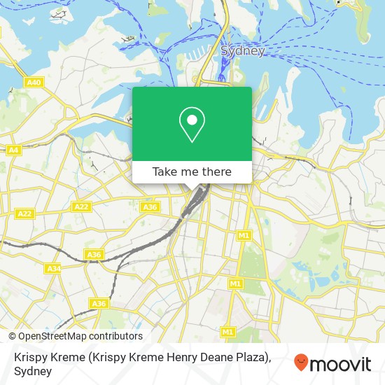 Krispy Kreme (Krispy Kreme Henry Deane Plaza) map