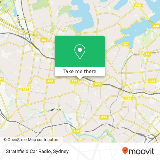 Strathfield Car Radio map