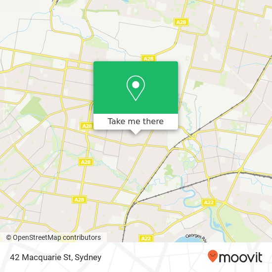 Mapa 42 Macquarie St