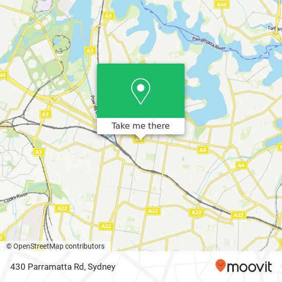 430 Parramatta Rd map