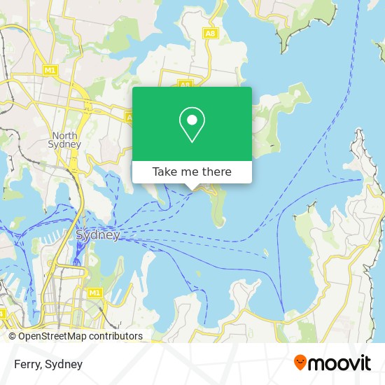 Ferry map