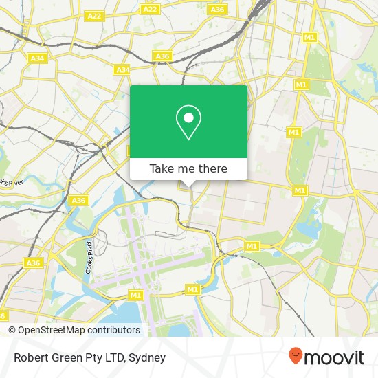 Mapa Robert Green Pty LTD