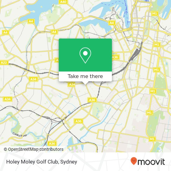 Holey Moley Golf Club map