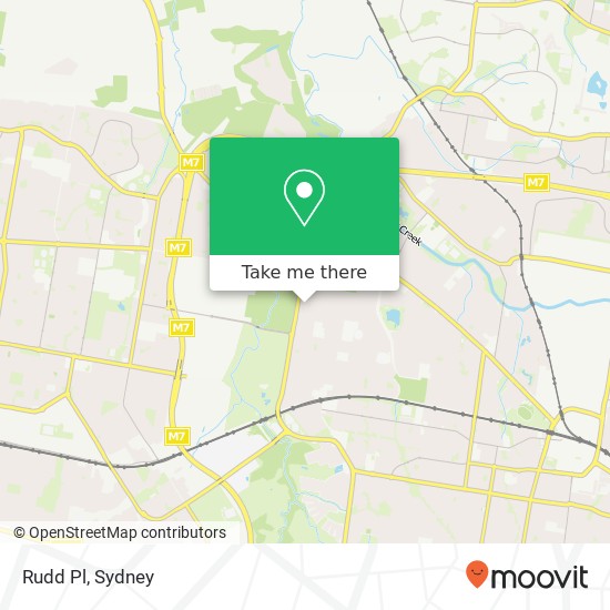 Rudd Pl map