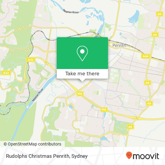 Rudolphs Christmas Penrith map