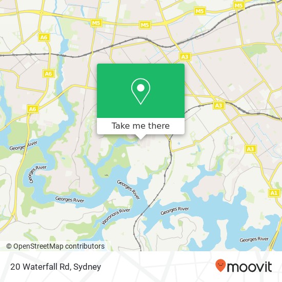 20 Waterfall Rd map