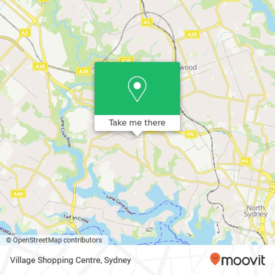 Village Shopping Centre map