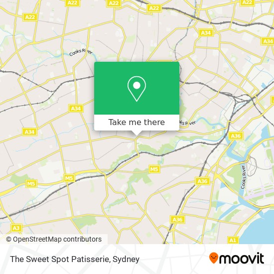 The Sweet Spot Patisserie map
