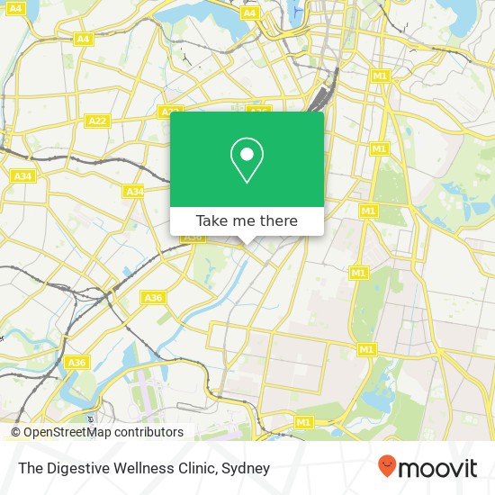 The Digestive Wellness Clinic map