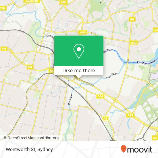 Mapa Wentworth St