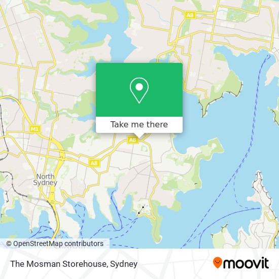 The Mosman Storehouse map