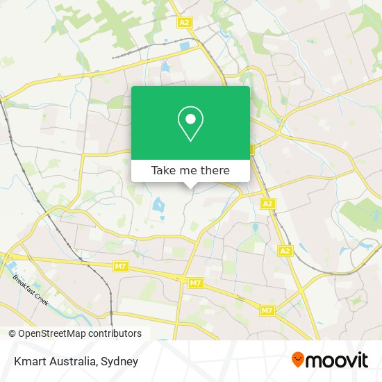 Kmart Australia map