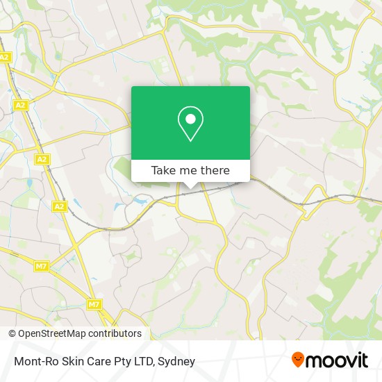 Mont-Ro Skin Care Pty LTD map