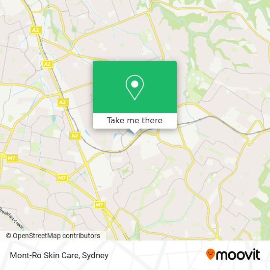 Mont-Ro Skin Care map