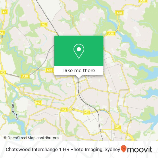 Chatswood Interchange 1 HR Photo Imaging map