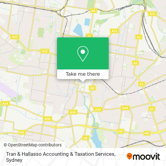 Tran & Hallasso Accounting & Taxation Services map