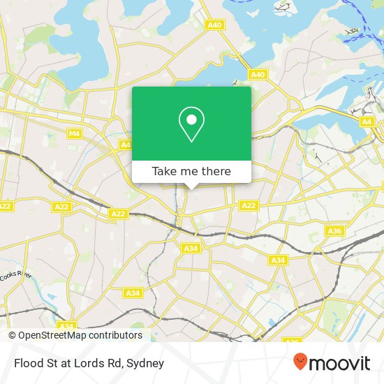 Flood St at Lords Rd map